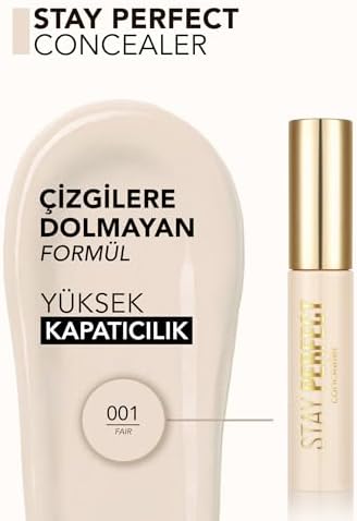 Doğal Bitişli Kapatıcı (SOĞUK ALT TON) - Perfect Concealer - 001 Fair -8682536085441
