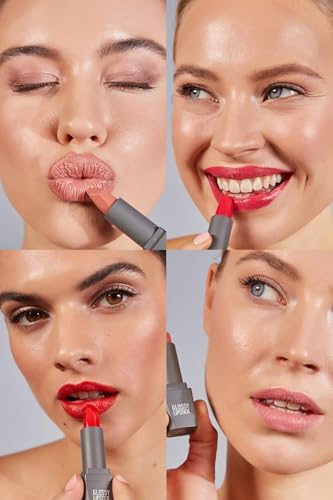 303 Nude Rose Parlak Ruj - Nemlendirici Etkili Pürüzsüz Dudak Görünümü - Glossy Lipstick - Görsel 3