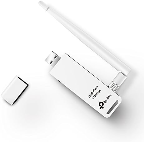 Alternative view of TL-WN722N, N150 Mbps Yüksek Kazanımlı Kablosuz USB Adaptör, 4dBi Ayrılabilir Anten