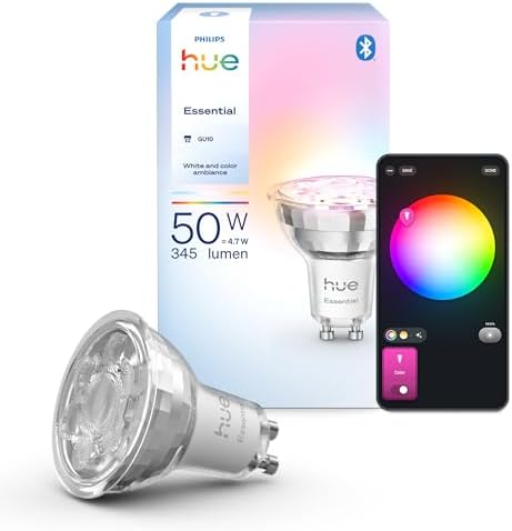 Hue Essential 4.7W GU10 345 Lumen Renkli Akıllı Spot Ampul - Görsel 3