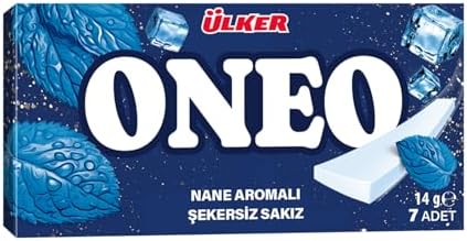 Oneo Slims Yeşil Naneli Sakız, 14 Gr