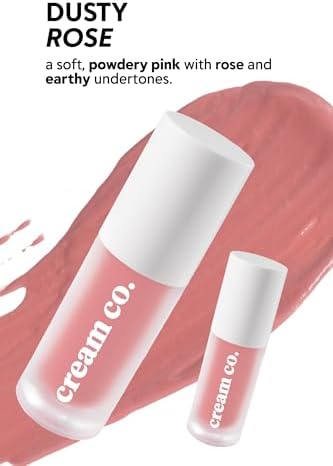 Alternative view of Cream Co. Allık Ruj Göz Farı Glow Tint Dusty Rose, Nemlendirici Makyaj, 507 Gülkurusu, Hyaluronik Asit Peptit