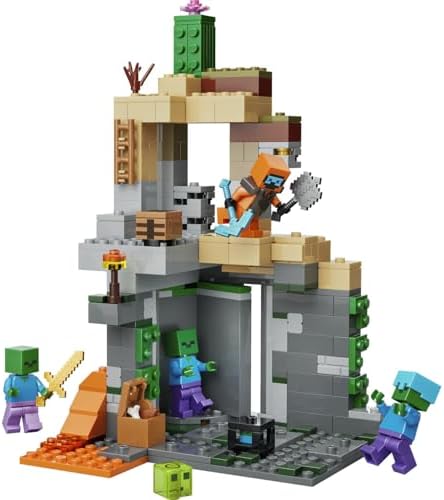 Alternative view of Zombi Zindanı 21587-8 Yaş ve Üzeri Çocuklar için Wasteland Gezgini Minifigürü ve 3 Zombi Figürü İçeren Yaratıcı Koleksiyonluk Oyuncak Yapım Seti, Oyuncu Hediyesi Fikri (284 Parça)