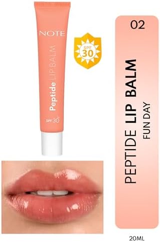 Peptide Lip Balm SPF 30 Nemlendirici ve Parlatıcı Renkli Dudak Balmı - 02 Fun Day - Turuncu - Görsel 3