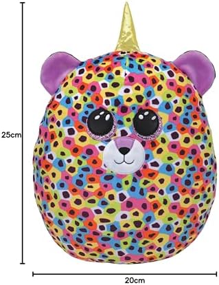 Alternative view of TY Giselle Ieopard Multi Squish 10"