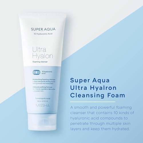 Alternative view of 10 Çeşit Hyalüronik Asit İçeren Makyaj Temizleme Köpüğü200ml Super Aqua Ultra Hyalron Cleansing Foam