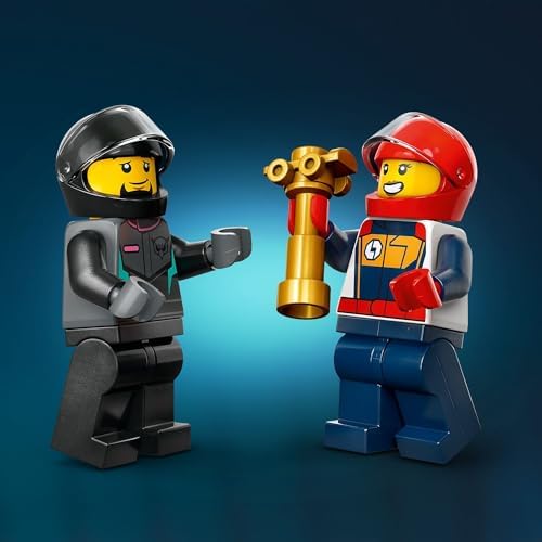 Alternative view of City Go-Kartlar ve Yarış Sürücüleri 60400-5 Yaş ve Üzeri için Yarışçı Minifigürü İçeren Yaratıcı Oyuncak Yapım Seti (99 Parça)
