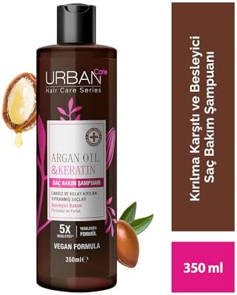Care Argan Oil & Keratin Besleyici ve Kırılma Karşıtı Saç Bakım Şampuanı, 350 Mililitre, Vegan - Görsel 3