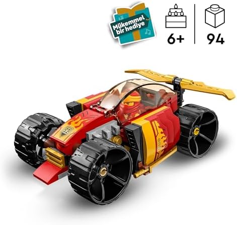 Alternative view of Kai’nin Yarış Arabası EVO 71780 – 6 Yaş ve Üzeri Kız ve Erkek Çocuklar için Yılbaşı Hediyesi Fikri, Oyuncak Araba ve Kai Minifigürü İçeren Yaratıcı Oyuncak Yapım Seti (94 Parça)