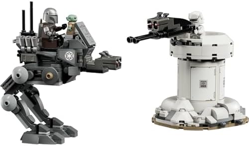 : Mandalorian ve AT-RT Saldırısı 75444-7 Yaş ve Üzeri Çocuklar için Mandalorian Minifigürü ile Figürü İçeren Yaratıcı Oyuncak Yapım Seti, Hediye Fikri (297 Parça)