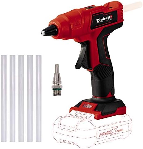 Akülü Akülü Sıcak Silikon Mum Tabancası TE-CG 18 Li - Solo Power X-Change (Lityum-İyon, 5 yapıştırma çubuğu ve düz yapıştırıcı ucu dahil) - 4522200 - Görsel 3