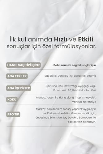 Alternative view of Extension Saç Derisi Maskesi 50 Mililitre Arındırma & Kök Desteği