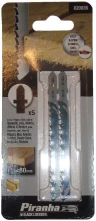 X20035 Dekupaj Testere, Metalik, 5 Adet, 100 x 4 mm