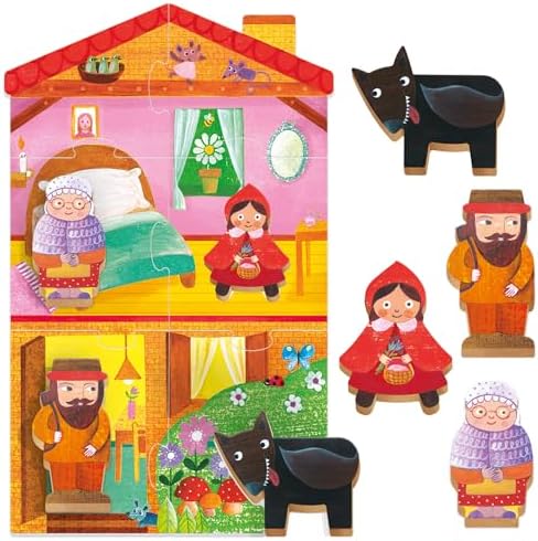 Headu Montessorı Fırst Puzzle Lıttle Red Rıdıng Hood