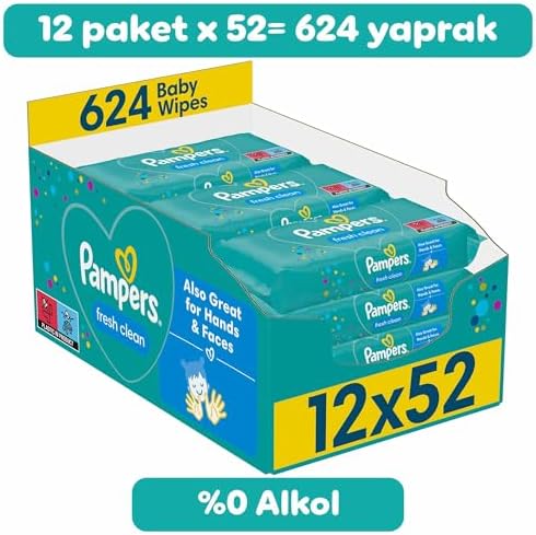 Fresh & Clean Islak Bebek Mendili (12 paket = 624 Islak Mendil)