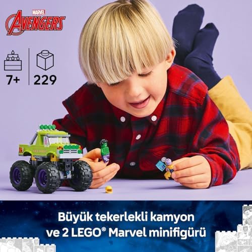 ǀ Hulk Kamyonu, Thanos'a Karşı 76312-7 Yaş ve Üzeri Çocuklar için Yaratıcı Oyuncak Yapım Seti, Doğum Günü Hediyesi Fikri (229 Parça) - Görsel 3