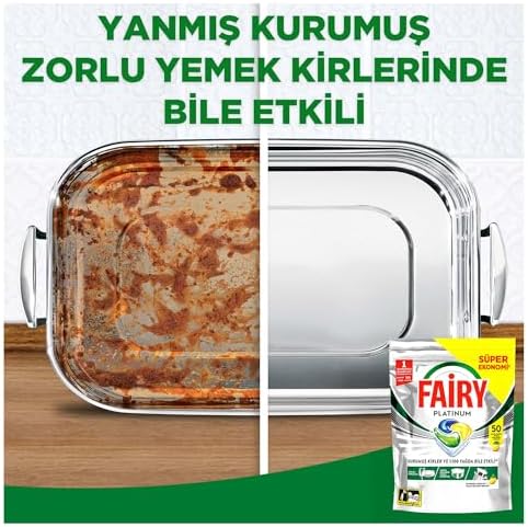 Platinum Bulaşık Makinesi Deterjanı Kapsülü/Tableti 50 Yıkama - Görsel 2