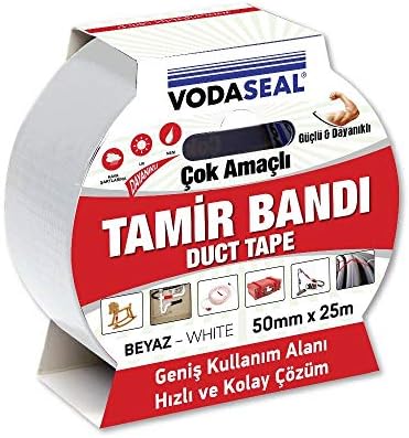 Alternative view of Çok Amaçlı Tamir Bandı, 50Mmx25Mt, Beyaz