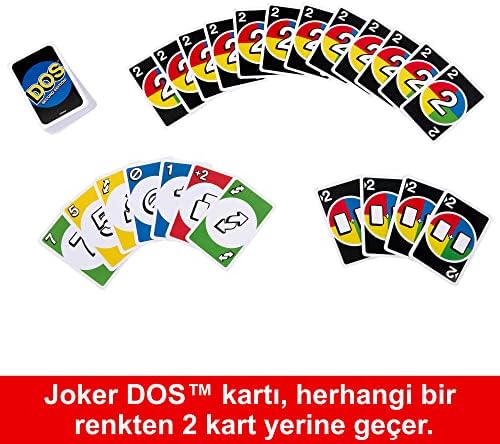 DOS Kartlar Çocuklar ve yetişkinler için aile kart oyunu DOS™ İkinci Seri HNN01 - Görsel 2