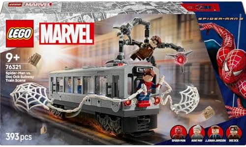 Alternative view of ǀ Örümcek Adam ile Doktor Oktopus Metro Sahnesi 76321 – Süper Kahraman Aksiyonunu Seven 9 Yaş ve Üzeri Çocuklar için Koleksiyonluk Yapım Seti, Eğlenceli Oyunlar için Hediye Fikri (204P)