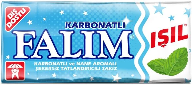 Alternative view of 5'li Işıl Karbonat ve Nane Aromalı Şekersiz Sakız 40 gr