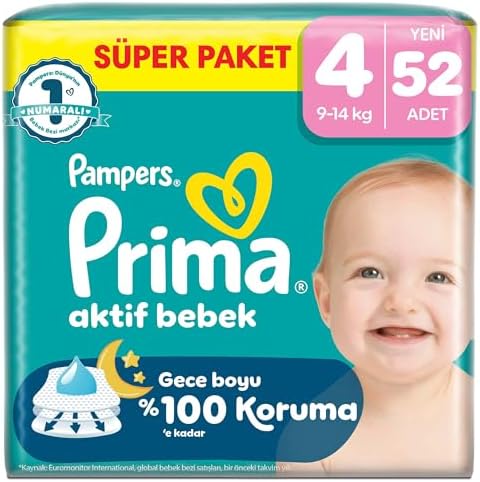 Alternative view of Aktif Bebek Süper Paket 4 Beden 52 Adet