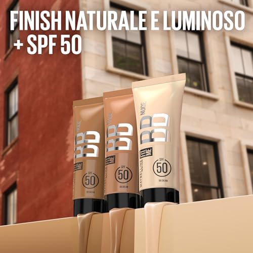 New York Fit Me Nude Cilt Bakımı Etkili Nemlendirici SPF50 BB Krem - 50