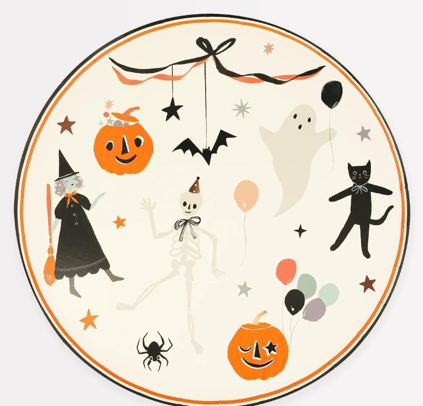 Alternative view of - Halloween! Dinner Plates - Bayramı Tabak (L) (8'li)