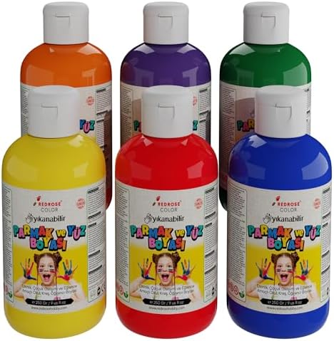 Alternative view of Ara Renkler Parmak Boyası 6'lı Set 6x250 gr