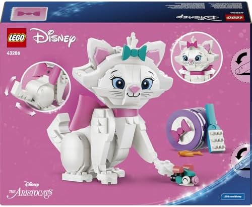 Aristokediler Sevimli 43286 – 7 Yaş ve Üzeri Çocuklar için Hediye Kutusu, Küçük Fare, Fırça, Balık ve Pembe Kumaş Kurdele İçeren Oyuncak Yapım Seti, Hediye Fikri (369 Parça)