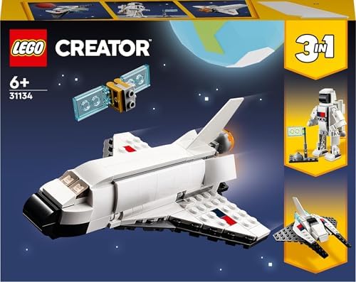 Uzay Mekiği 31134-6 Yaş ve Üzeri Çocuklar İçin Astronot ve Uzay Gemisi Modelleri İçeren Yaratıcı Oyuncak Yapım Seti (144 Parça)