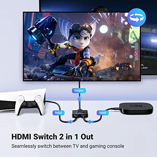 Çift Yönlü HDMI Adaptörü, Siyah