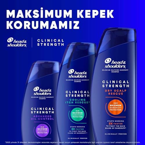 & Shoulders Clinical Strength Dry Scalp Rescue Kuru Saç Derisine Özel Şampuan 400 ml