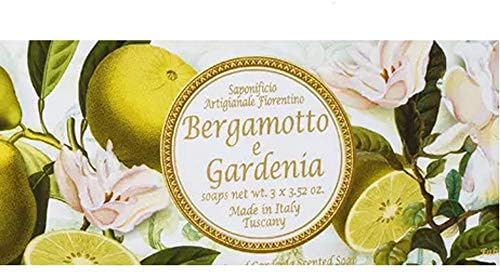 Alternative view of Saponificio Artigianale Fiorentino Sabun 3x100 Gr - Bergamot And Gardenia