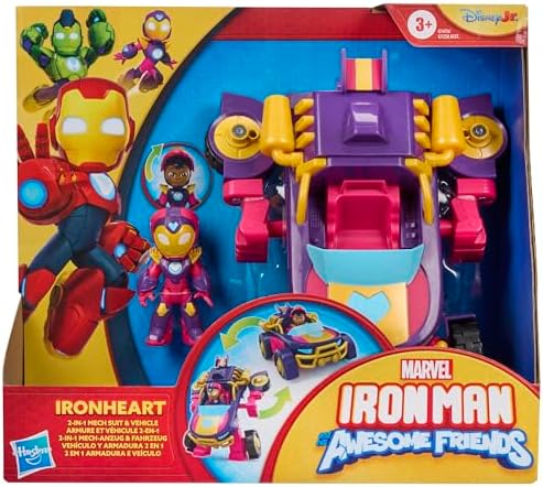 Alternative view of Iron Man ve Muhteşem Arkadaşları Ironheart 2'si 1 Arada Mekanik Zırh ve Araç, Aksiyon Figürü ve Oyuncak Araç Seti