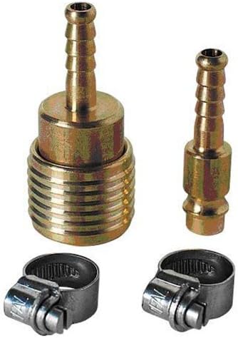 Orijinal Hortum Bağlantı Seti, 4 parça 6 mm (Kompresör Aksesuarı, 4 parçalı set, 1x tek elle hızlı bağlantı parçası, 2x hortum kelepçesi dahil) - 4139500