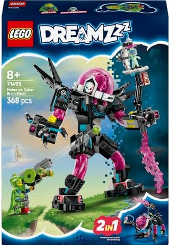 Mateo, Siber Beyin Robotuna Karşı 71495-8 Yaş ve Üzeri Çocuklar için Mermi Atıcılar, Açılan Kokpit ve Mateo Minifigürü ile Düşçü Figürü İçeren Yaratıcı Oyuncak Yapım Seti (368 Parça) - Görsel 3