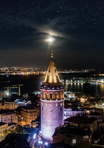 Galata Kulesi 1000 Parça Neon Puzzle - Görsel 2