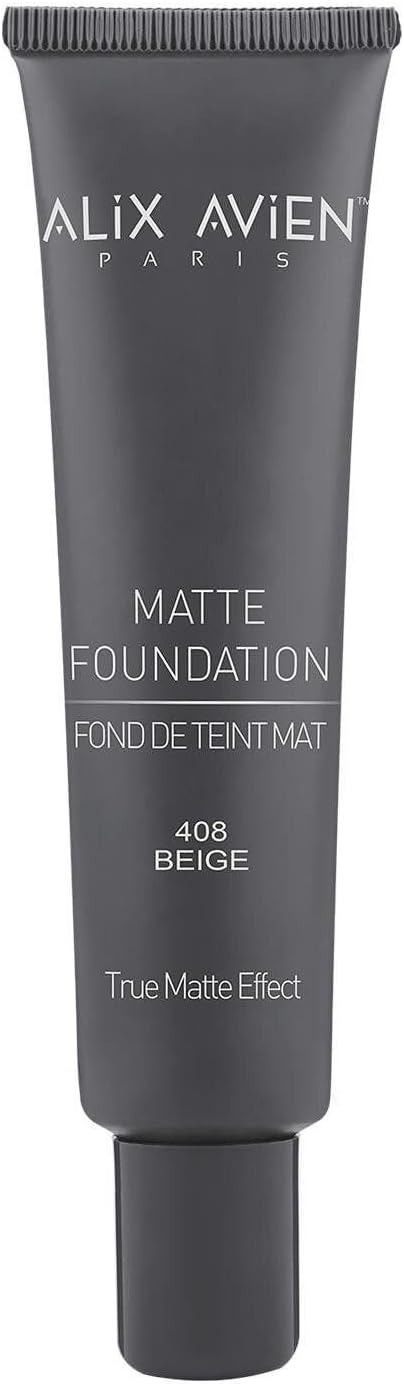 Uzun Süre Kalıcı Doğal Mat Bitişli E Vitamini Içeren Mat Fondöten - Foundation 408