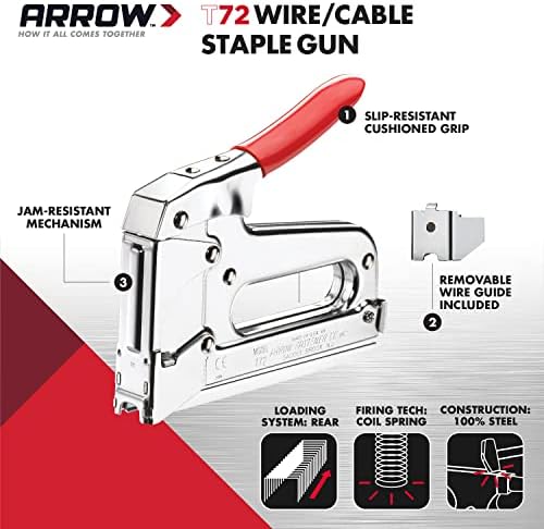 Arrow T72 Tel ve Kablo Zımba Tabancası - Görsel 3