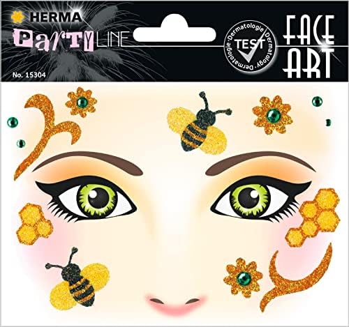 Alternative view of Face Art Yuz Susleme Etiketi Bal Arisi
