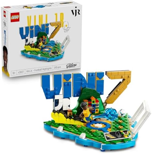 Alternative view of Editions Vini Jr. – Unutulmaz Futbol Anları 43027-10 Yaş ve Üzeri Çocuklar için Minifigür ve Koleksiyonluk Levha İçeren Yaratıcı Oyuncak Yapım Seti, Çocuklar için Hediye Fikri (510 Parça)