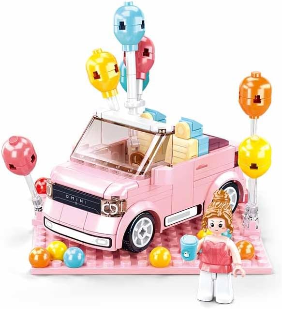 Alternative view of Mini Handcraft Party Car Pembe Yapım Seti, 245 Parça