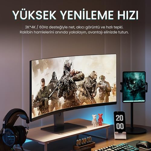 8K/4K 60 Hz Displayport V1.2 Kablo 1.5 Metre - Görsel 3