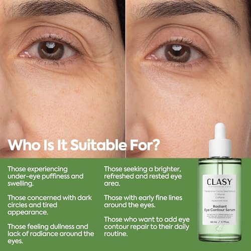 Radiant Göz Çevresi Serumu – Kafein Göz Serumu – Hyaluronik Asit ve C Vitamini ile Göz Altı Morlukları, Şişlik ve İnce Çizgilere Karşı Etkili – Tüm Cilt Tipleri İçin, 50 ml - Görsel 3