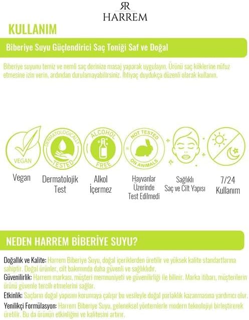 Biberiye Suyu Sebum/Yağ Dengeleyici Tonik 110 ml