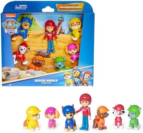 Alternative view of PAW PATROL Rescue Wheels - köpek figürleri hediye seti, koleksiyon için 7 oyun figürü, 3 yaşından büyük çocuklar için oyuncak