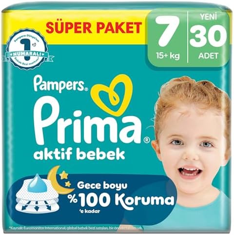 Aktif Bebek Süper Paket 7 Beden 30 Adet