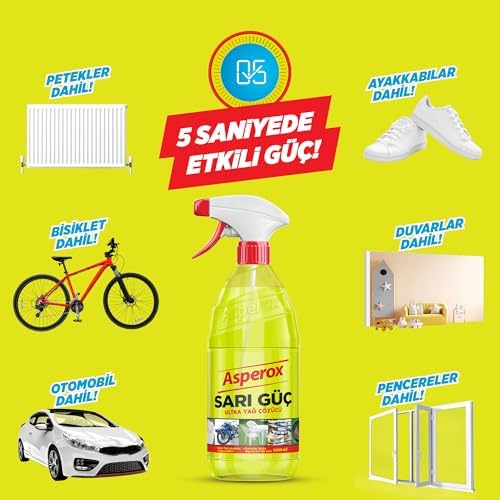 Alternative view of Sarı Güç Yağ Çözücü Sprey 1000 ml