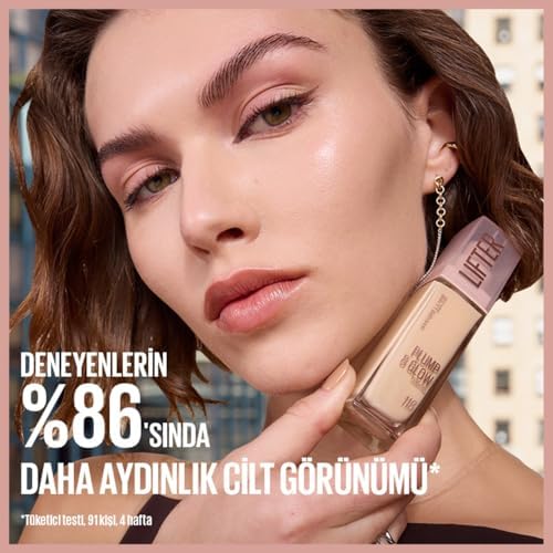 Alternative view of New York Lifter Niasinamid ve Hyalüronik Asit İçeren Aydınlatan Fondöten - 112